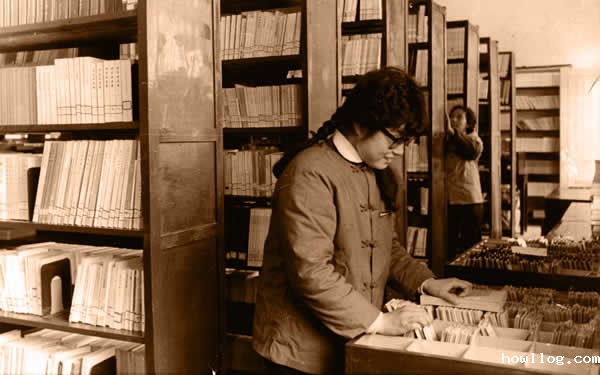 80年代的图书馆
